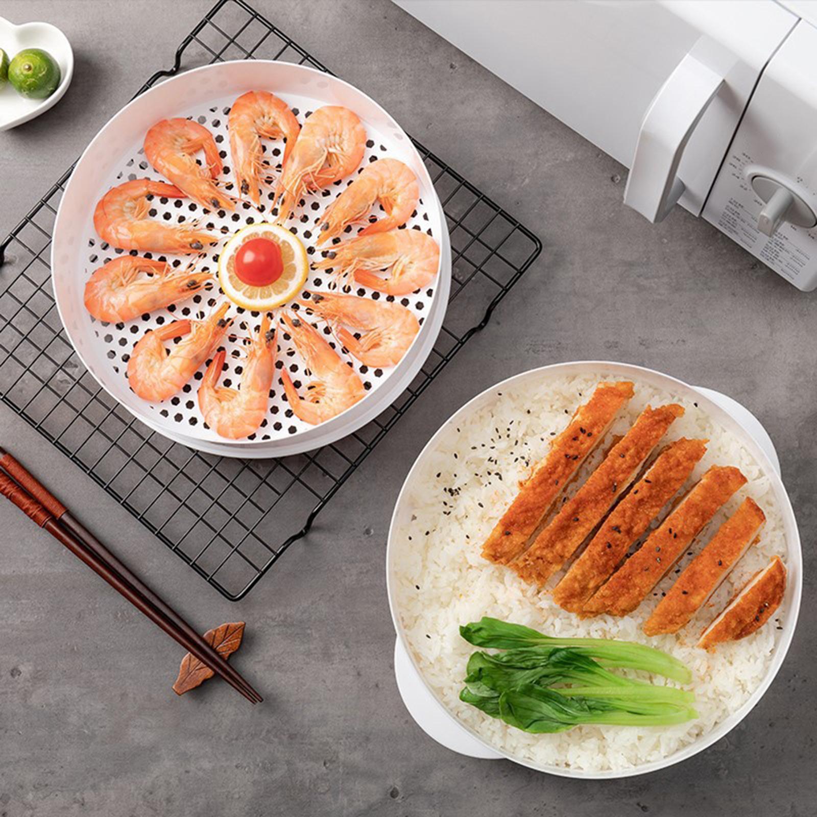 Stackable Microwave Food Steam - đánh giá và giá Meal Prep Healthy