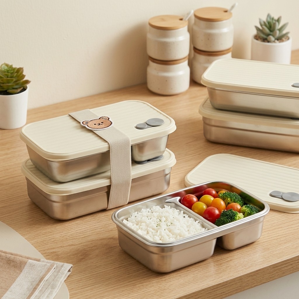 Stainless Steel Bento Box Meta - đánh giá và giá Meal Prep Lunch Boxes