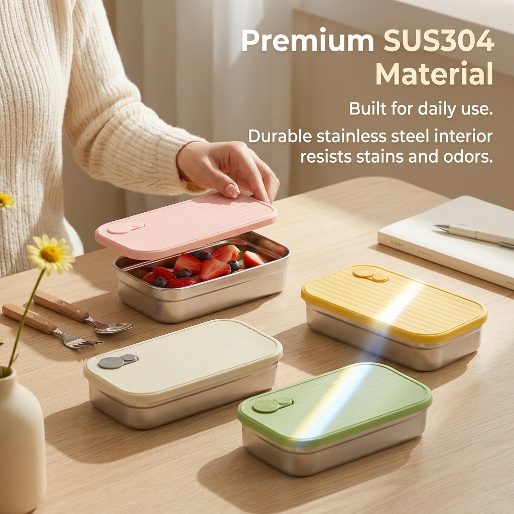 Stainless Steel Bento Box Meta - đánh giá và giá Meal Prep Lunch Boxes