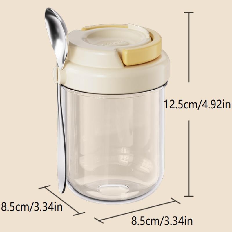 [E] Breakfast Cup Portable Oat - đánh giá và giá Meal Prep Yogurt Containers