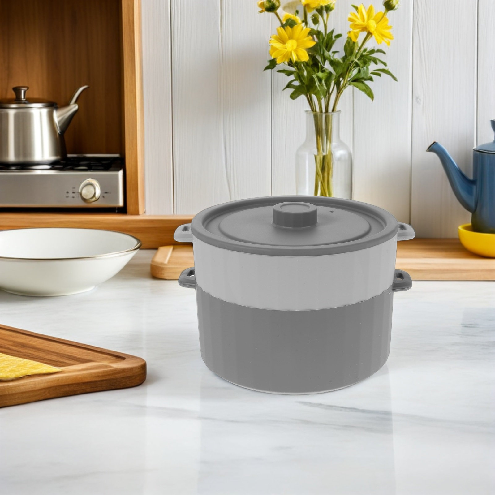 Microwave Silicone Steamer Pot - đánh giá và giá Meal Prep Healthy
