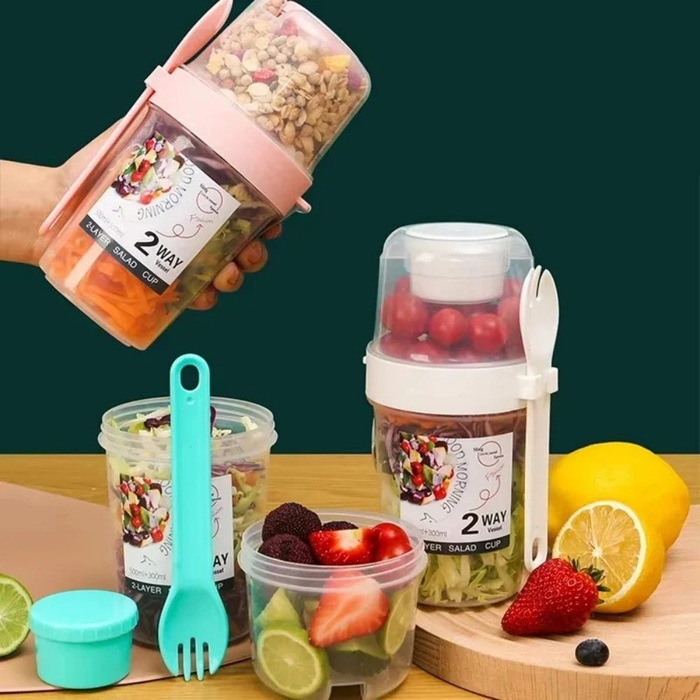 Portable Salad Cup Breakfast C - đánh giá và giá Meal Prep Yogurt Containers