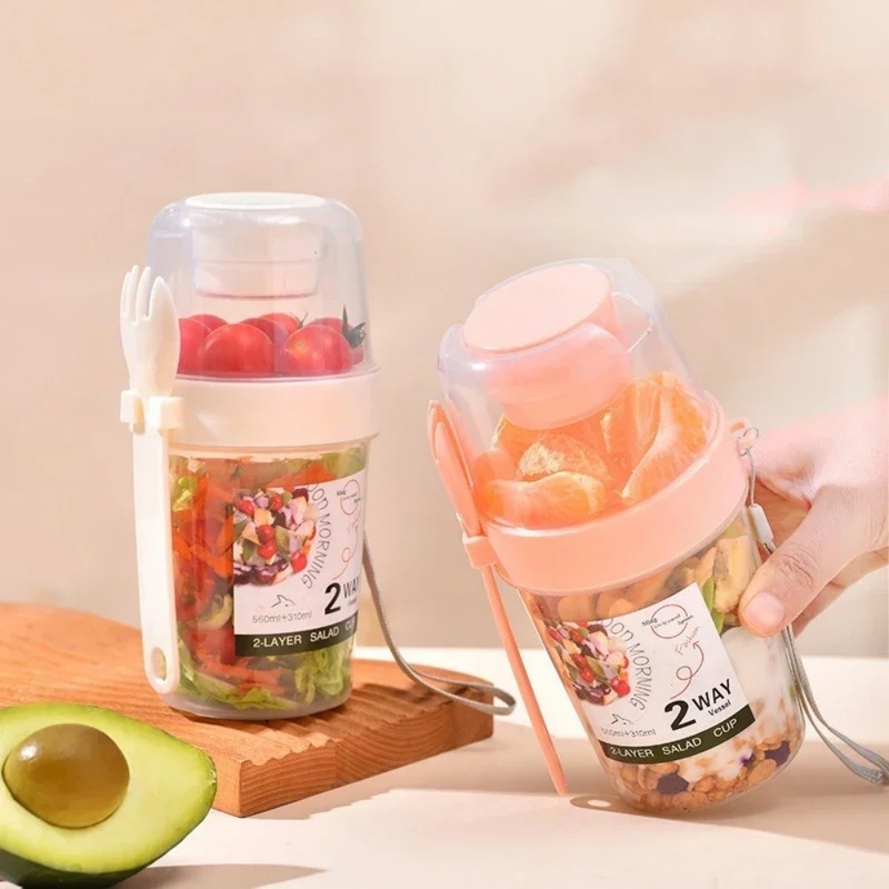 Portable Salad Cup Breakfast C - đánh giá và giá Meal Prep Yogurt Containers