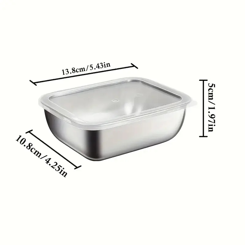 5-Piece Stainless Steel Food S - đánh giá và giá Meal Prep Lunch Boxes