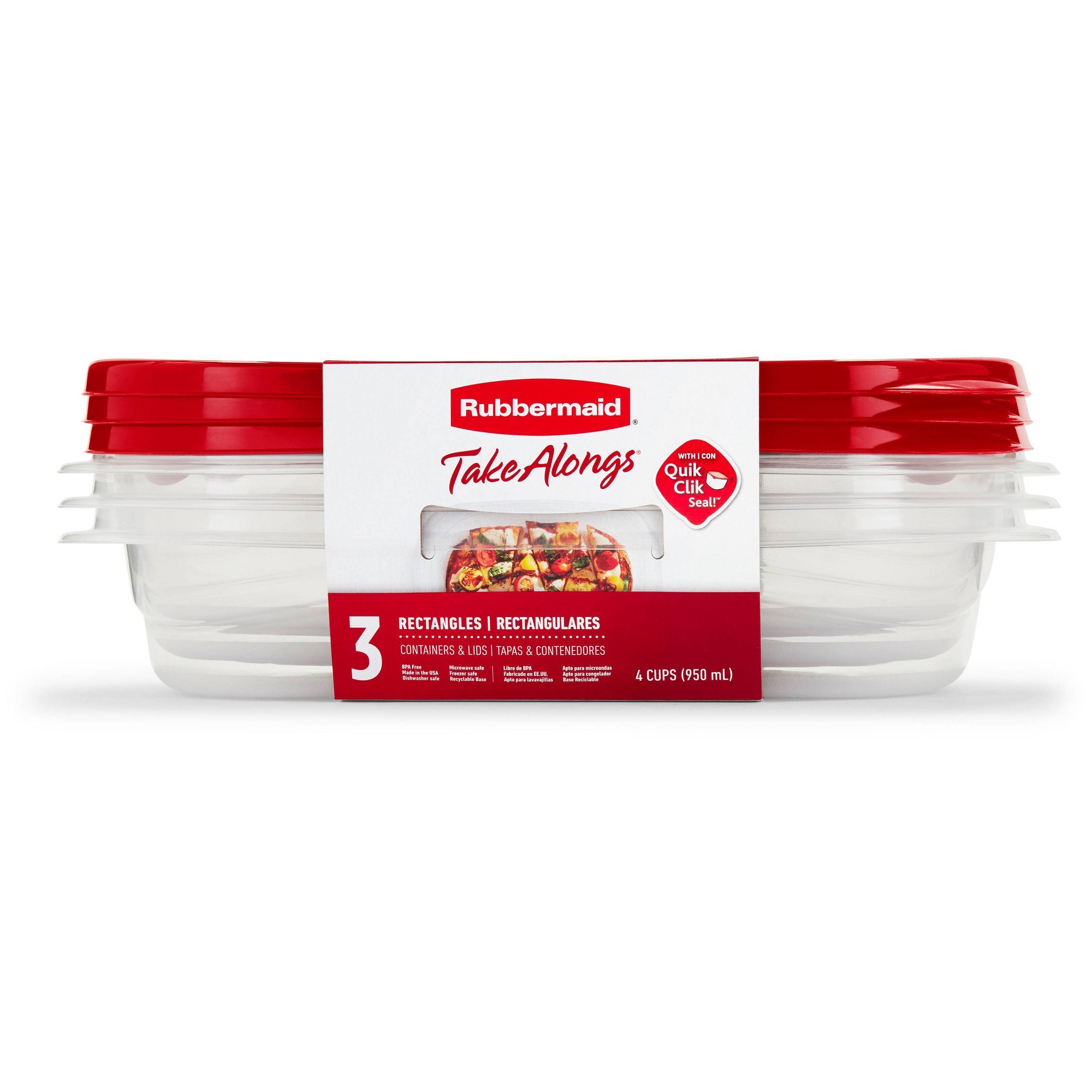 3pcs Red Rectangle Food Storag - đánh giá và giá Meal Prep Lunch Boxes