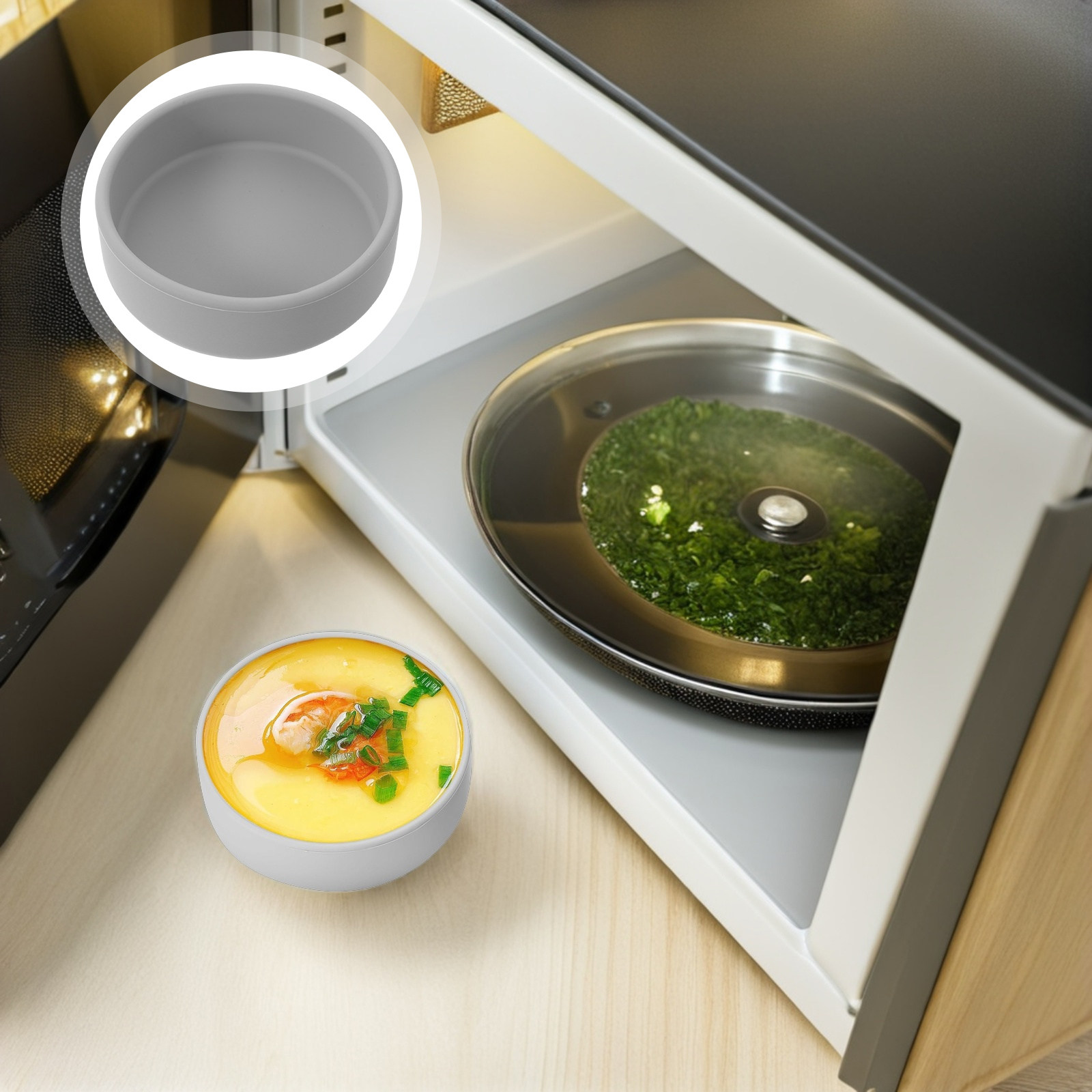 3Pcs Silicone Air Fryer Egg Mo - đánh giá và giá Meal Prep Healthy