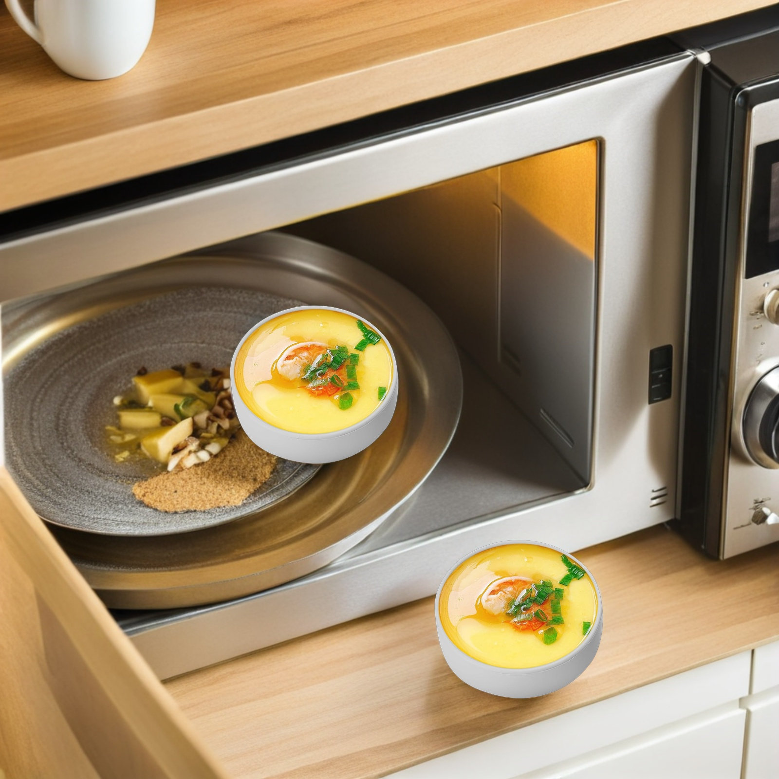 3Pcs Silicone Air Fryer Egg Mo - đánh giá và giá Meal Prep Healthy