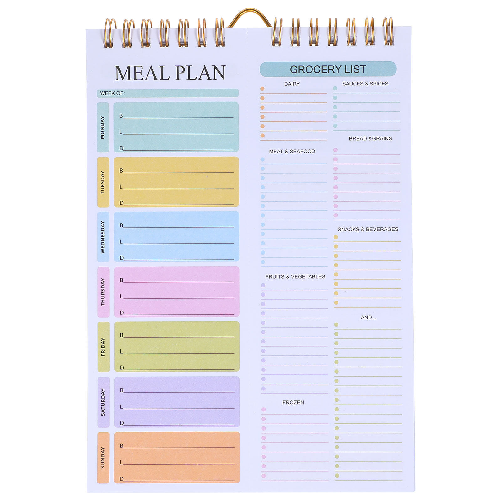 Weekly Meal Planner Notebook A - đánh giá và giá Meal Prep Weekly