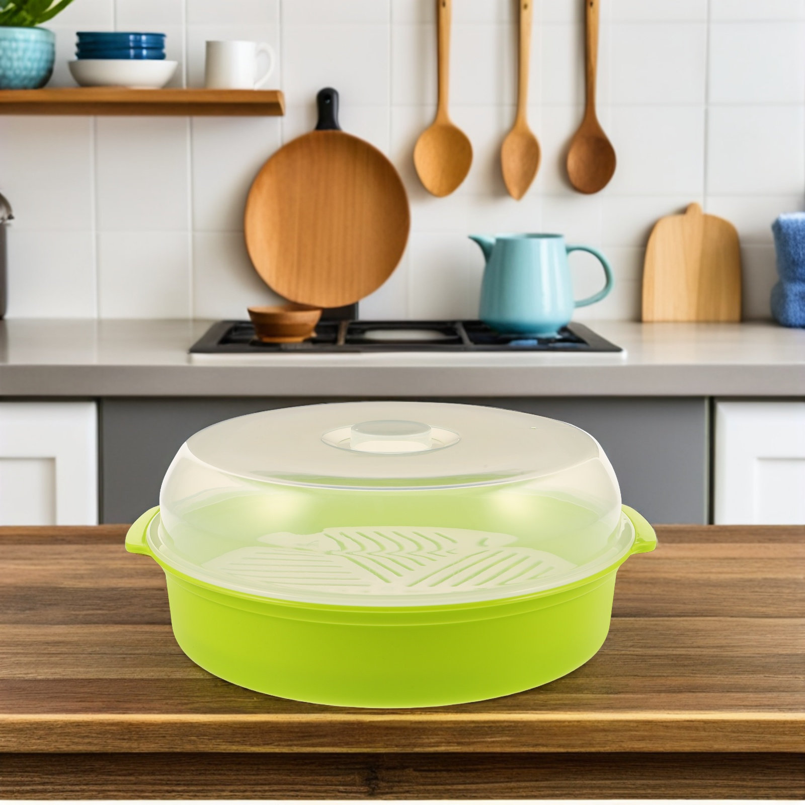 Microwave Steamer Bowl with Li - đánh giá và giá Meal Prep Healthy