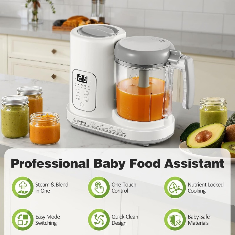 Baby Food Maker Steamer Blende - đánh giá và giá Meal Prep Healthy