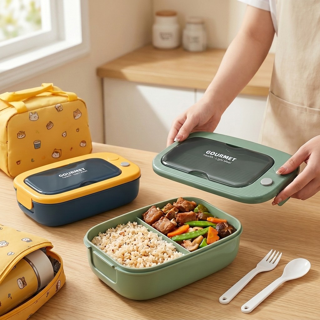Microwavable Plastic Bento Box - đánh giá và giá Meal Prep Lunch Boxes