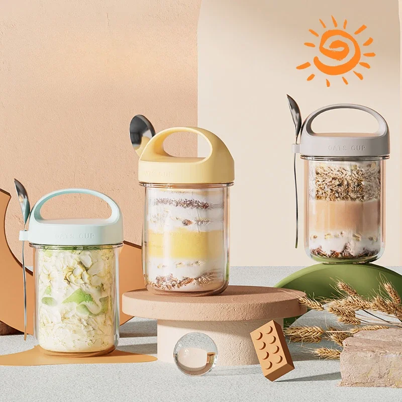 420ML New Breakfast Cups Oatme - đánh giá và giá Meal Prep Yogurt Containers