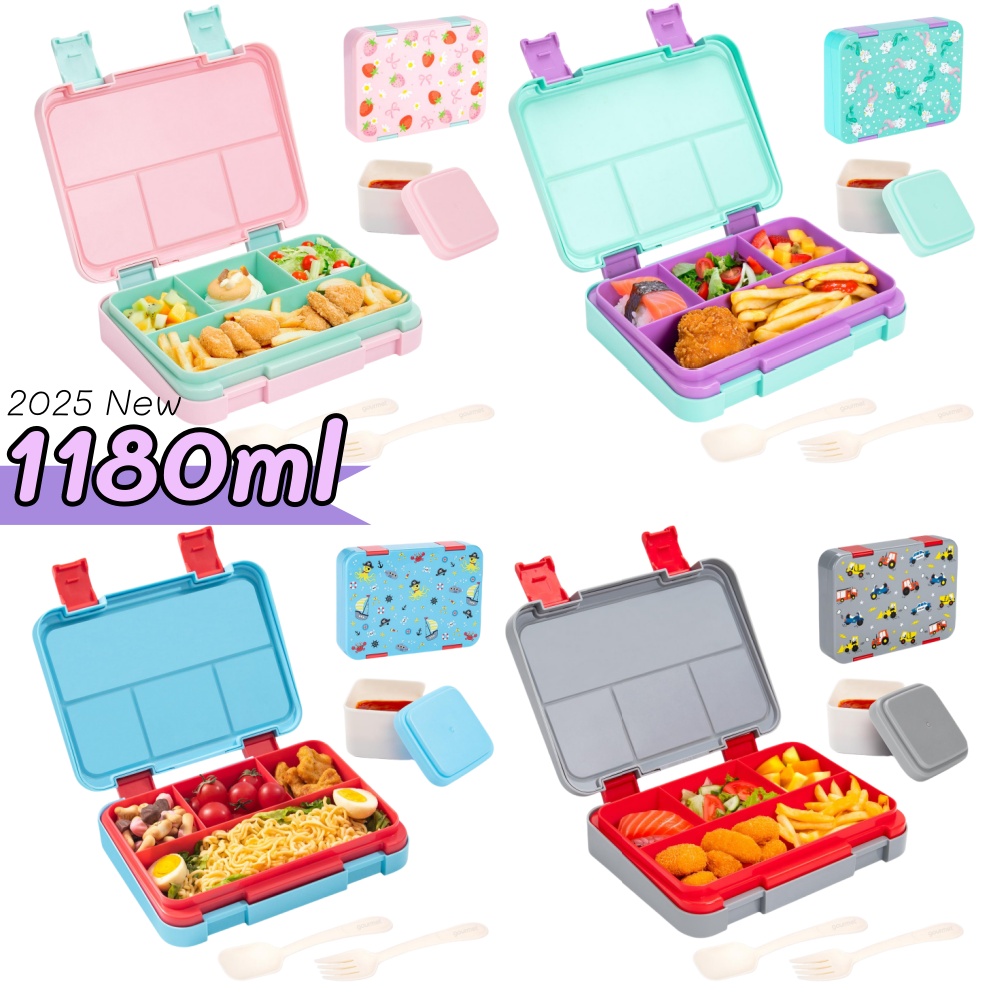 40oz Cartoon Pattern Bento Lun - đánh giá và giá Meal Prep Lunch Boxes