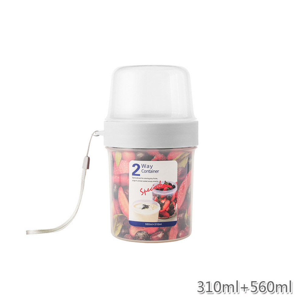 Portable Dual Layer Food Stora - đánh giá và giá Meal Prep Yogurt Bowl