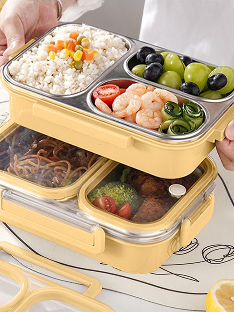 Clunch Containers Stainless St - đánh giá và giá Meal Prep Lunch Boxes