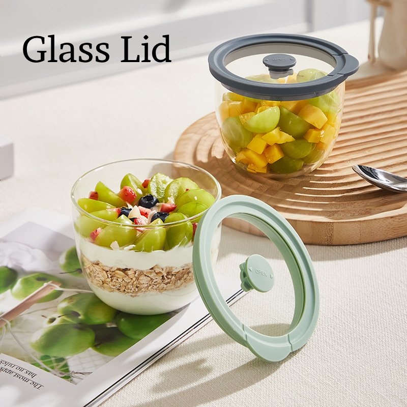Glass Overnight Oats Container - đánh giá và giá Meal Prep Yogurt Containers