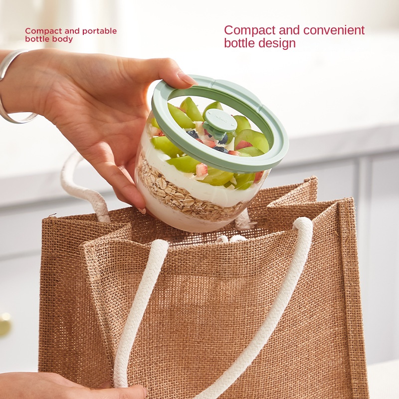 Glass Overnight Oats Container - đánh giá và giá Meal Prep Yogurt Containers