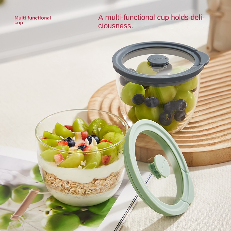 Glass Overnight Oats Container - đánh giá và giá Meal Prep Yogurt Containers