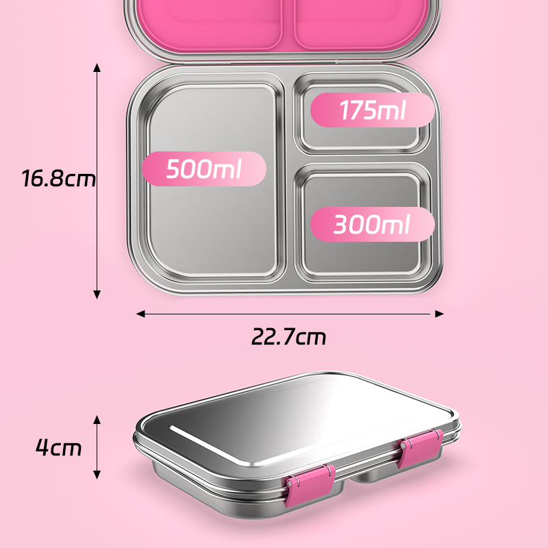 Stainless Steel Leakproof Bent - đánh giá và giá Meal Prep Lunch Boxes