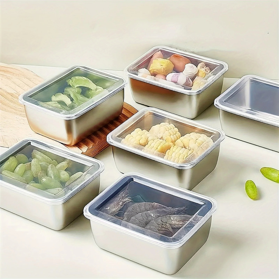 1/3/5pcs Stainless Steel Food  - đánh giá và giá Meal Prep Lunch Boxes