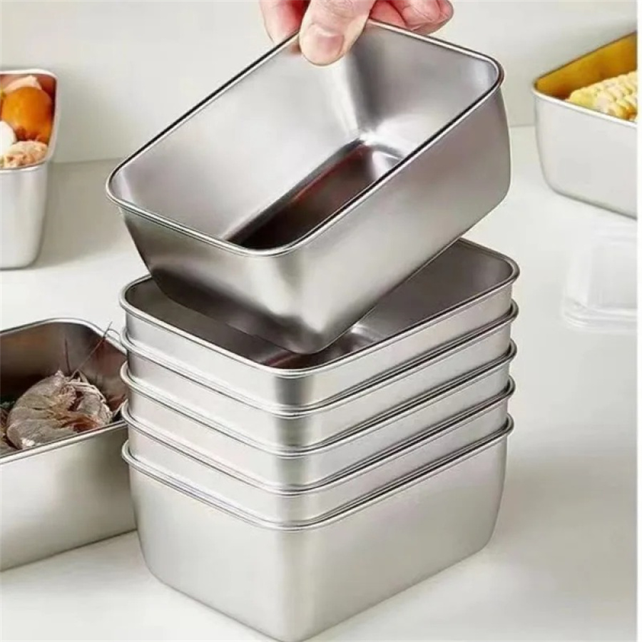 1/3/5pcs Stainless Steel Food  - đánh giá và giá Meal Prep Lunch Boxes