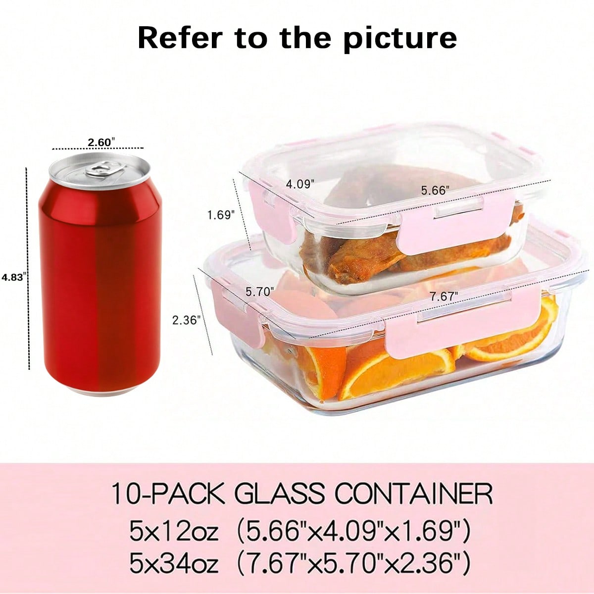 10 Pack Glass Meal Prep Contai - đánh giá và giá Meal Prep Lunch Boxes