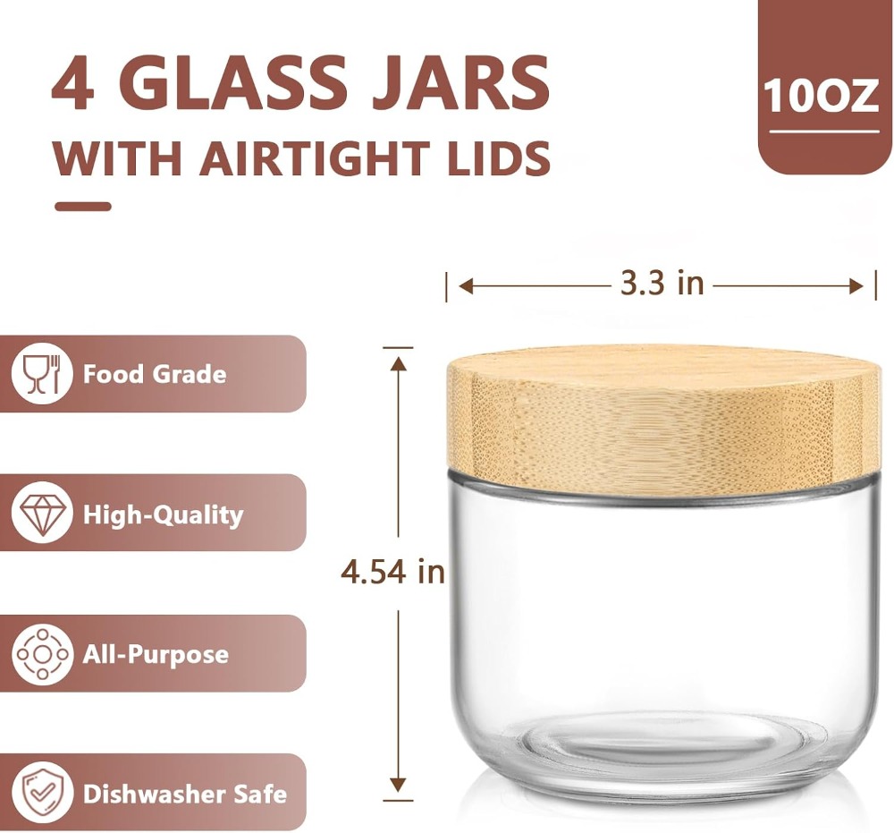10 Oz Overnight Oats Container - đánh giá và giá Meal Prep Yogurt Containers