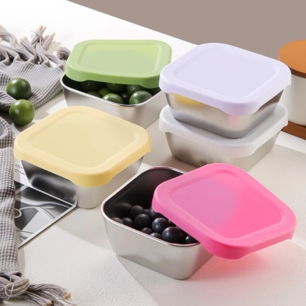 Silicone Lid Stainless Steel F - đánh giá và giá Meal Prep Healthy